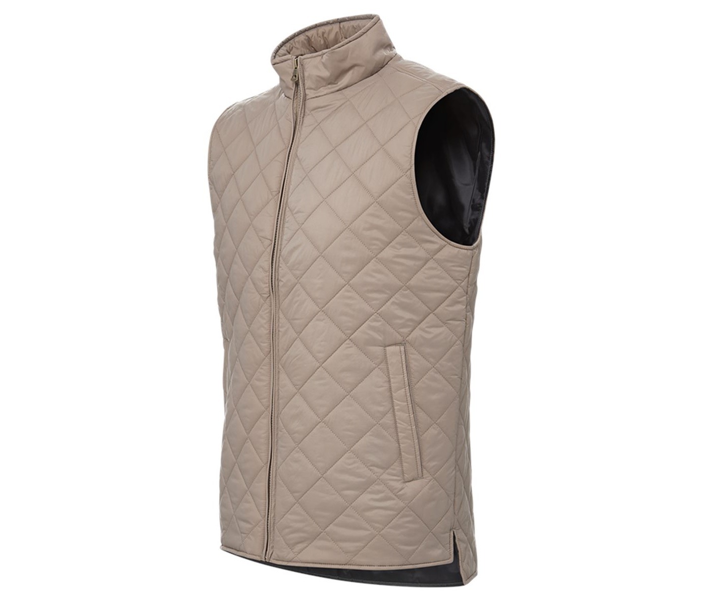 Men's Diamond Quilted Travel Vest - Image 2